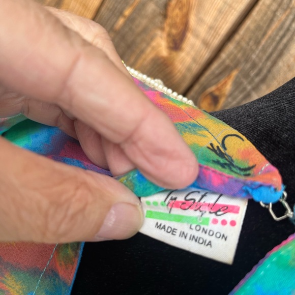 In Style vintage dress size Small. Made in India. - Picture 7 of 7